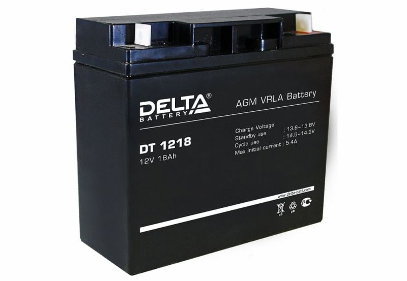 Аккумуляторная батарея DELTA DT 1218 Аккумуляторная батарея DELTA DT 1218